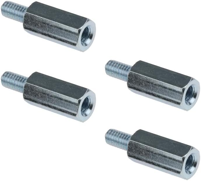 Kado Wall Mount Spacer Adapter Set for Desktop/Portable Monitor, 4pcs M4x14mm Hex Stainless Steel Standoff Spacer Screw Nut Bolt Motherboard Prototyping Accessories for PCB, Computer & Circuit Board