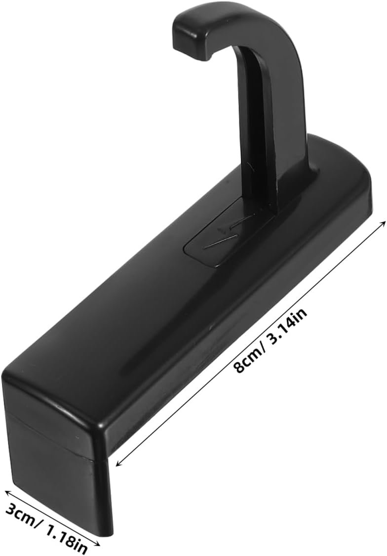 Angoily 20 Pcs Headphone Hook, Self Adhesive Plastic Computer Gaming Headset Hanger, Earphones Headset for PC Monitor Screen Edge, Desk Brackets Wall