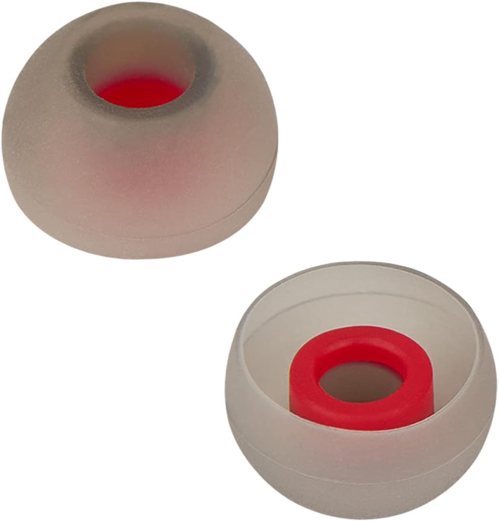Earbud Tips Replacement Earbud Tips Earbud Replacement Tips Headphone Earbud Tips Silicone Earbud Tips Earbud Cap Compatible with Powerbeats 2 Powerbeats 3 Lg Samsung Earbuds Tips Red L 9 Pairs