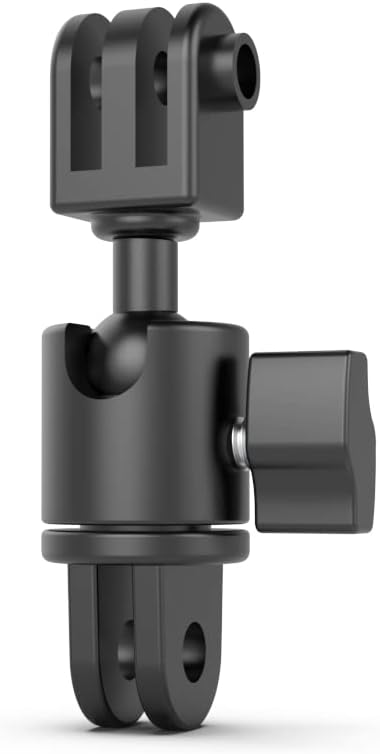 Aluminum 360 Degree Rotation Camera Mount, Metal Bracket Adapter Compatible with GoPro Hero 13/12/11/10/9/8/7, DJI Action 5Pro/4/3, Sony and Other Action Cameras (Adjustable Adapter Mount)