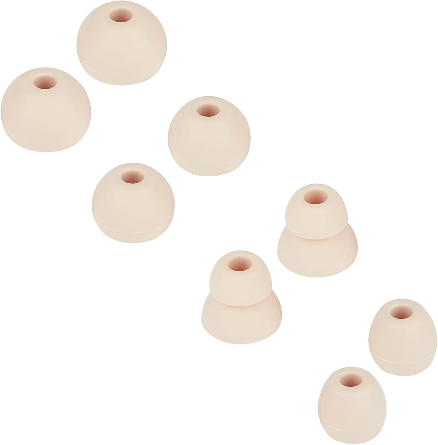 Earbud Tips Earbud Replacement Tips Replacement Earbud Tips Silicone Earbud Tips Headphone Covers Replacement Ear Pads Compatible with Powerbeats Pro Beats Wireless Earphone Headphones 4 Pairs(Gold)