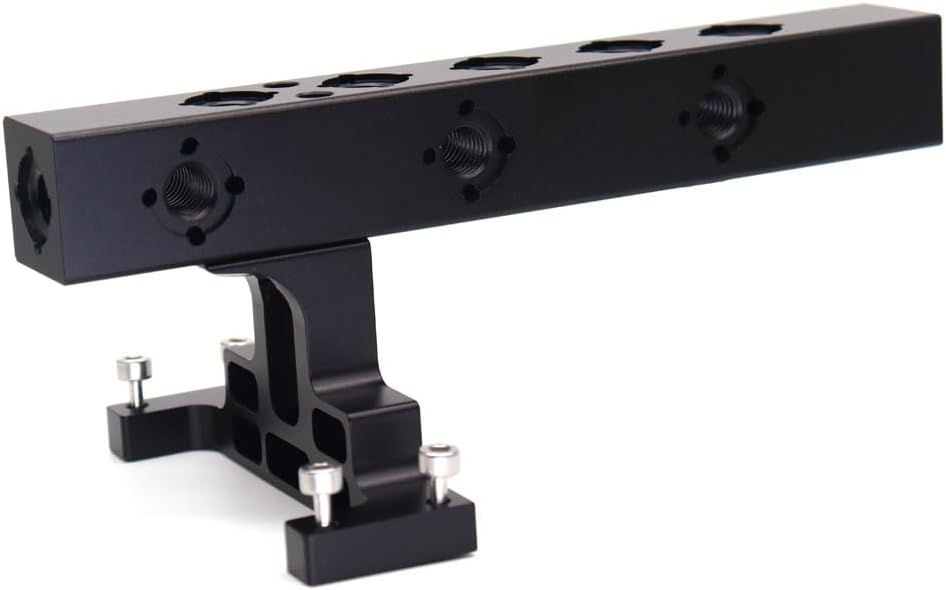Lightweight Top Handle, Camera Top Handle Grip, Universal Handle with 5X 3/8'' Screw Adapters for DSLR Camera Rigs - Black