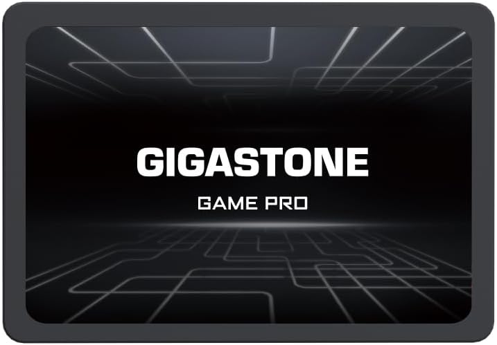 Gigastone SATA SSD 512GB 2.5 inch SSD 530MB/s Upgrade Laptop PC Memory and Storage PS4 HDD Replacement 2.5" Internal Solid State Hard Drives SATA III SLC Cache 3D NAND Game Pro Performance