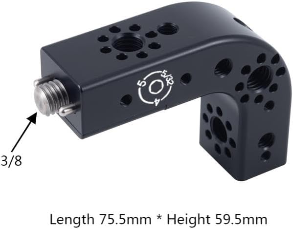 Universal Arri Positioning Top Handle Fixture Handle, Suitable for Camera Rabbit Cage Video Equipment Gimbal Stabilizer (Black)