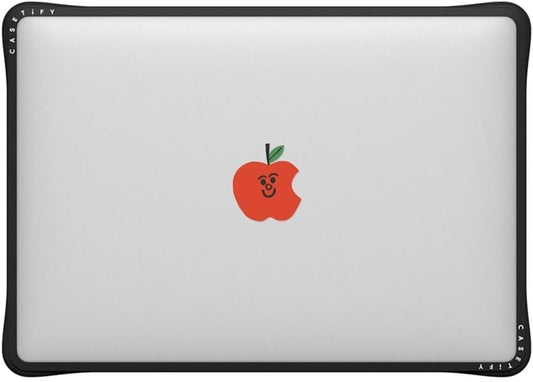 CASETiFY Impact MacBook Air 13" (M1/Intel) Case [Cushioned Impact Corners/Scratch-Resistant/Anti-Slip Grip] - Apple MacBook Case - Clear Black