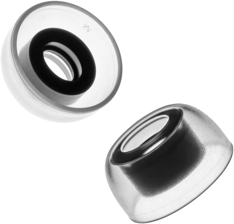 AZLA SednaEarfit Crystal for Bose Earbuds 2 Pair - Bose Earbuds Replacement Tips - Compatible with Bose Quietcomfort Ultra Earbuds, Bose QC Earbuds II (MS)