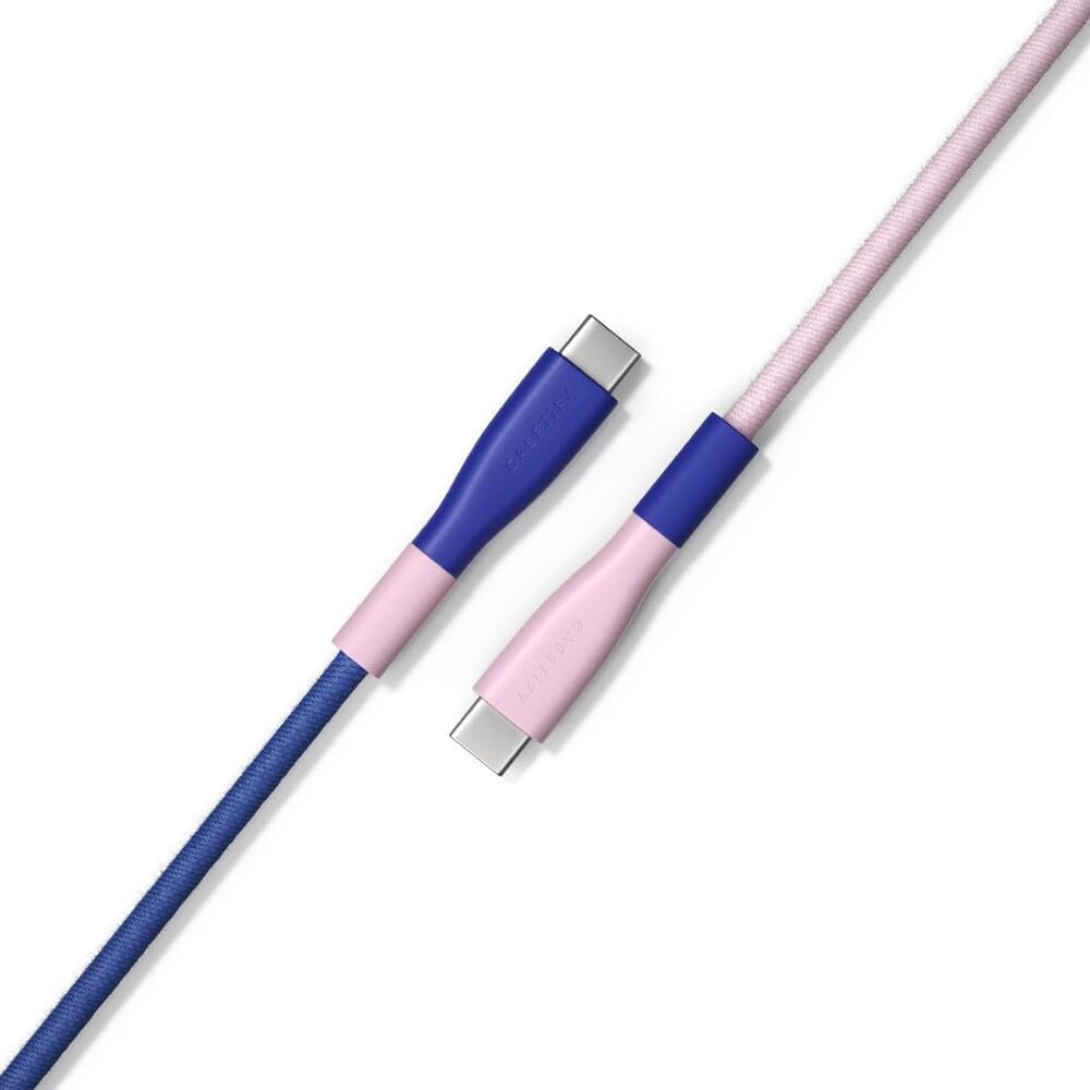 CASETiFY Powerthru USB-C to USB-C Cable (1m/3.3ft) - pop-Block