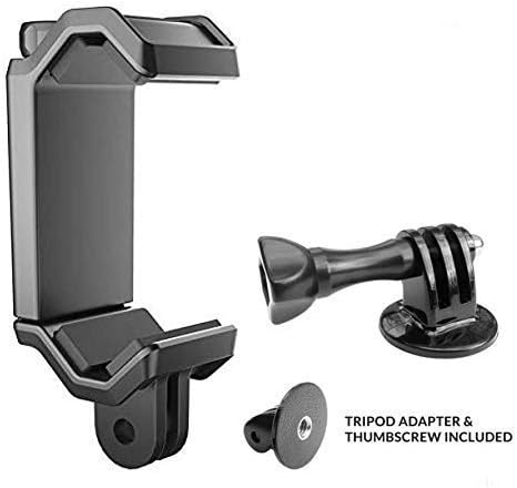 GOWORX Freeride Phone Mount 3-in-1 Action Camera Mount + Tripod Adapter for iPhone, Galaxy, GoPro & Smart Phones