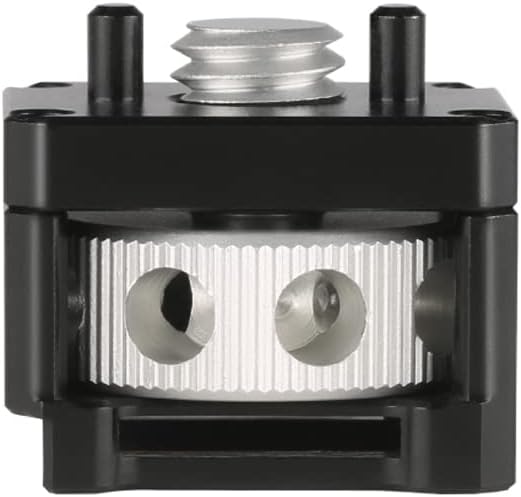 NICEYRIG Cold Shoe Adapter for ARRI Mount, Thumbscrew Easy Mounting Cold Shoe Base for Camera Cage Rig, DSLR Top Handle, Cheeseplate - 500