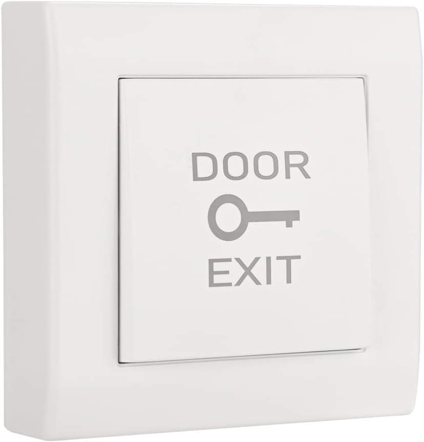 Door Access Control System IP67 Waterproof RFID Fingerprint Keypad Exit Button Doorbell Buzzer 600lb Magnetic Lock Kit