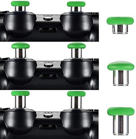 eXtremeRate 8 in 1 Green Metal Magnetic Thumbsticks Analog Joysticks for Xbox One, for Xbox Series X|S and PS4 Controller with T8H Cross Screwdrivers