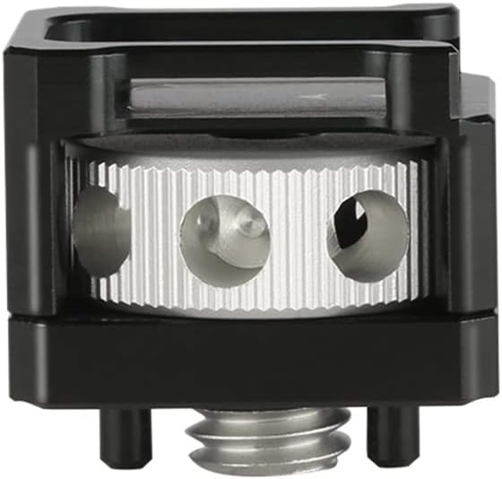 NICEYRIG Cold Shoe Adapter for ARRI Mount, Thumbscrew Easy Mounting Cold Shoe Base for Camera Cage Rig, DSLR Top Handle, Cheeseplate - 500