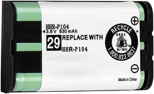 HHR-P104 NI-MH Rechargeable Battery for Panasonic 3.6V 830mAh AAA Battery for Cordless Phones