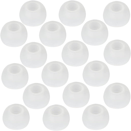 9 Pairs White Earbud Tips,Replacement Headphone Covers, Soft Rubber Tips Compatible with Powerbeats 2/3 LG Samsung Earbuds
