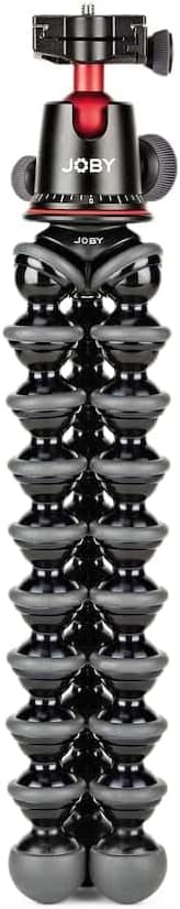JOBY GorillaPod 5K Kit, Flexible Professional Tripod with BallHead, for DSLR Camera and CSC/Mirrorless with Lens, Up to 5 kg Payload (11lbs), Black