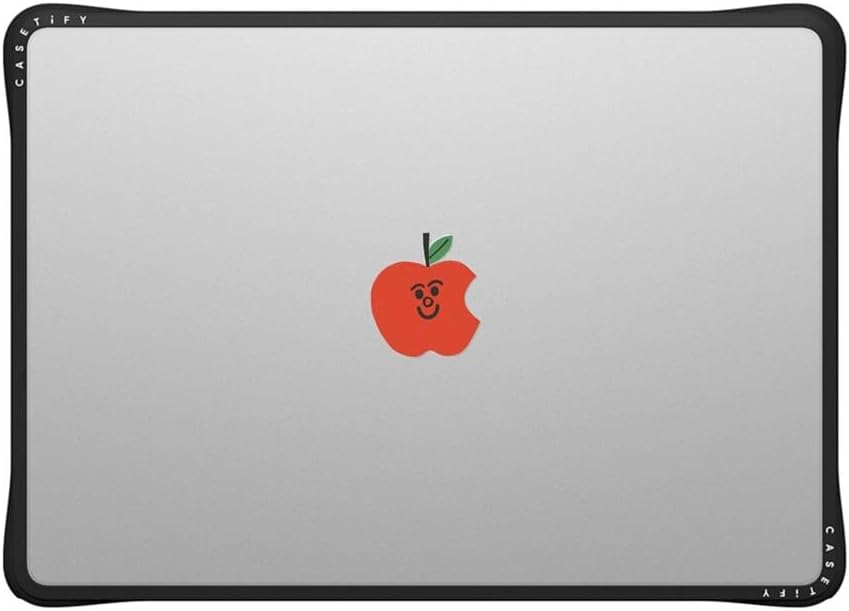 CASETiFY Impact MacBook Air 13.6" (M2-M4) Case [Cushioned Impact Corners/Scratch-Resistant/Anti-Slip Grip] - Apple MacBook Case - Clear Black