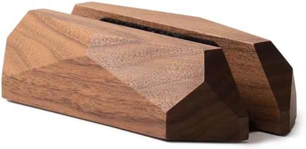 Oakywood Vertical Laptop Stand Wood - Adjustable Wooden Dock for Desk, Compatible with All MacBook Pro, MacBook Air, iPad, Handmade Walnut Oak Wood, Computer Stand, Laptop Holder