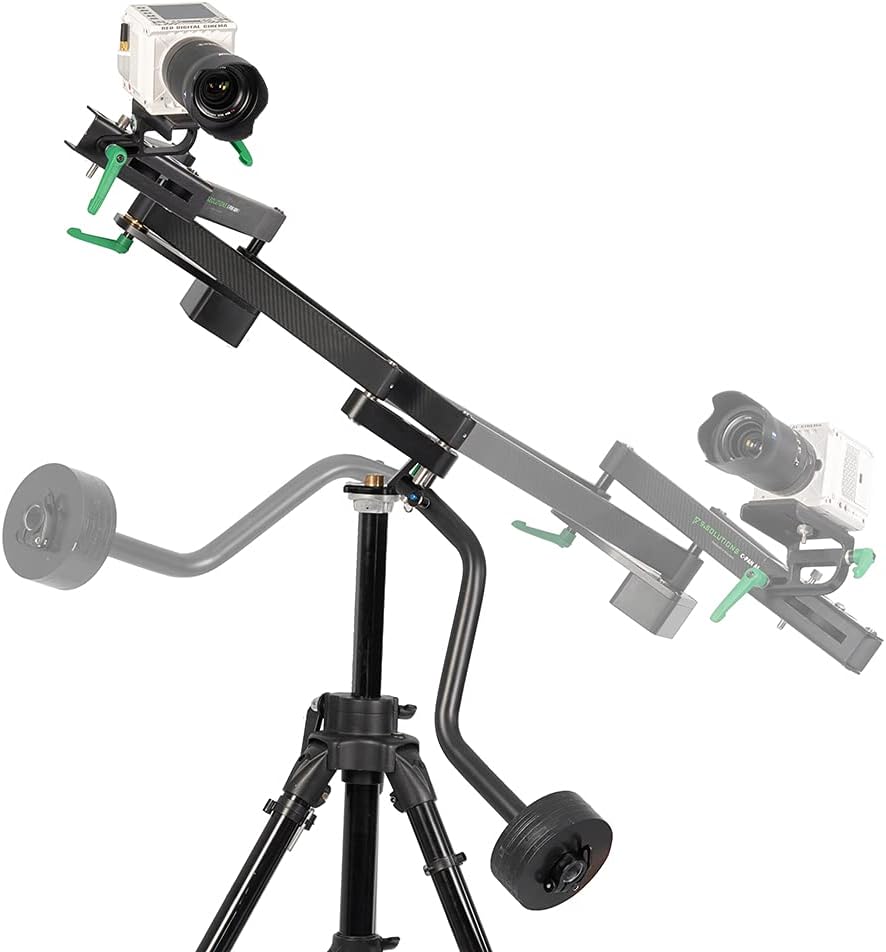 9.Solutions C-Pan Arm II, Carbon Fiber, Lighter-Weight, Upgraded Smoothness, 9.CPA2C, Slider, Jib/Crane for Different pan/Movement, for Photography, Videography & Filmmaking