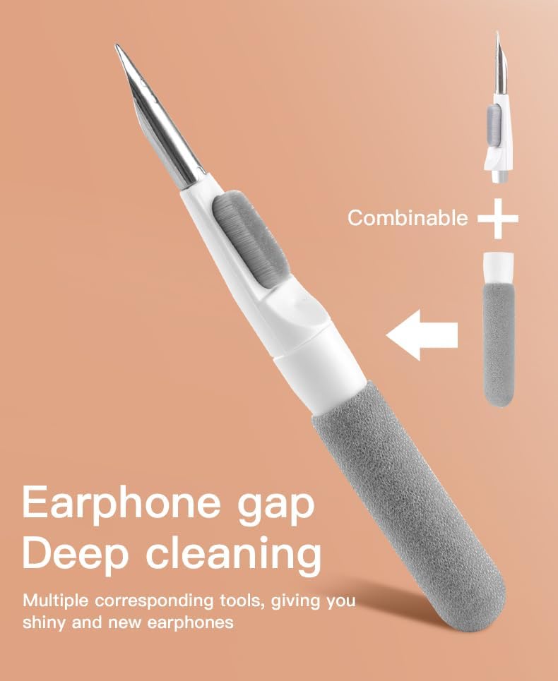 Professional 10-in-1 Keyboard Cleaning Kit, Retractable Brush & Tools for Mechanical Keyboard, Laptop, MacBook, iPhone Screen, Camera Lens, AirPods, Earbuds, Monitors