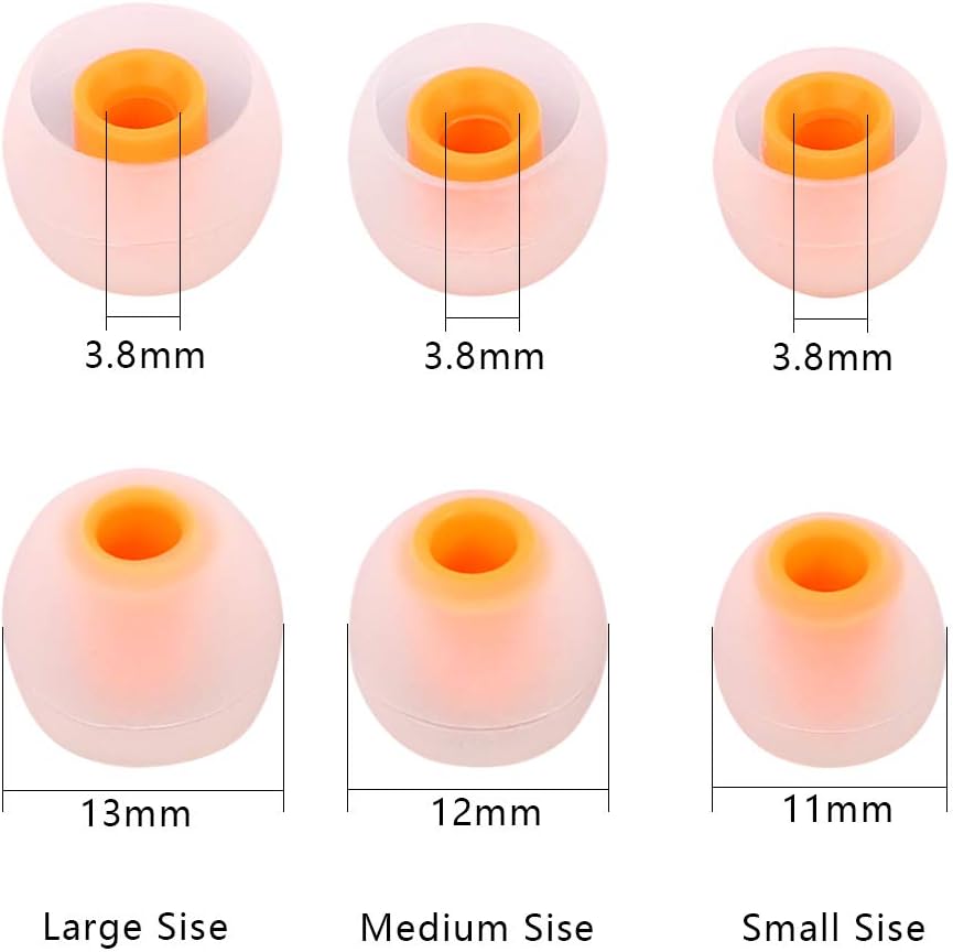 Brandless Earbud Tips Earbuds Replacement Tips Ear Tips Earbuds Eartips Eargels 9 Pairs SML