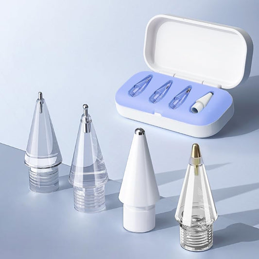 4Pack Replacement Pencil Tips for Apple Pencil Pro,Upgraded Pencil Tips Fit for Apple 2nd 1st Gen USB-C,Wear-Resistant & Precise Control Needle Pencil Tips with Case,IPad Pro Pencil Sets