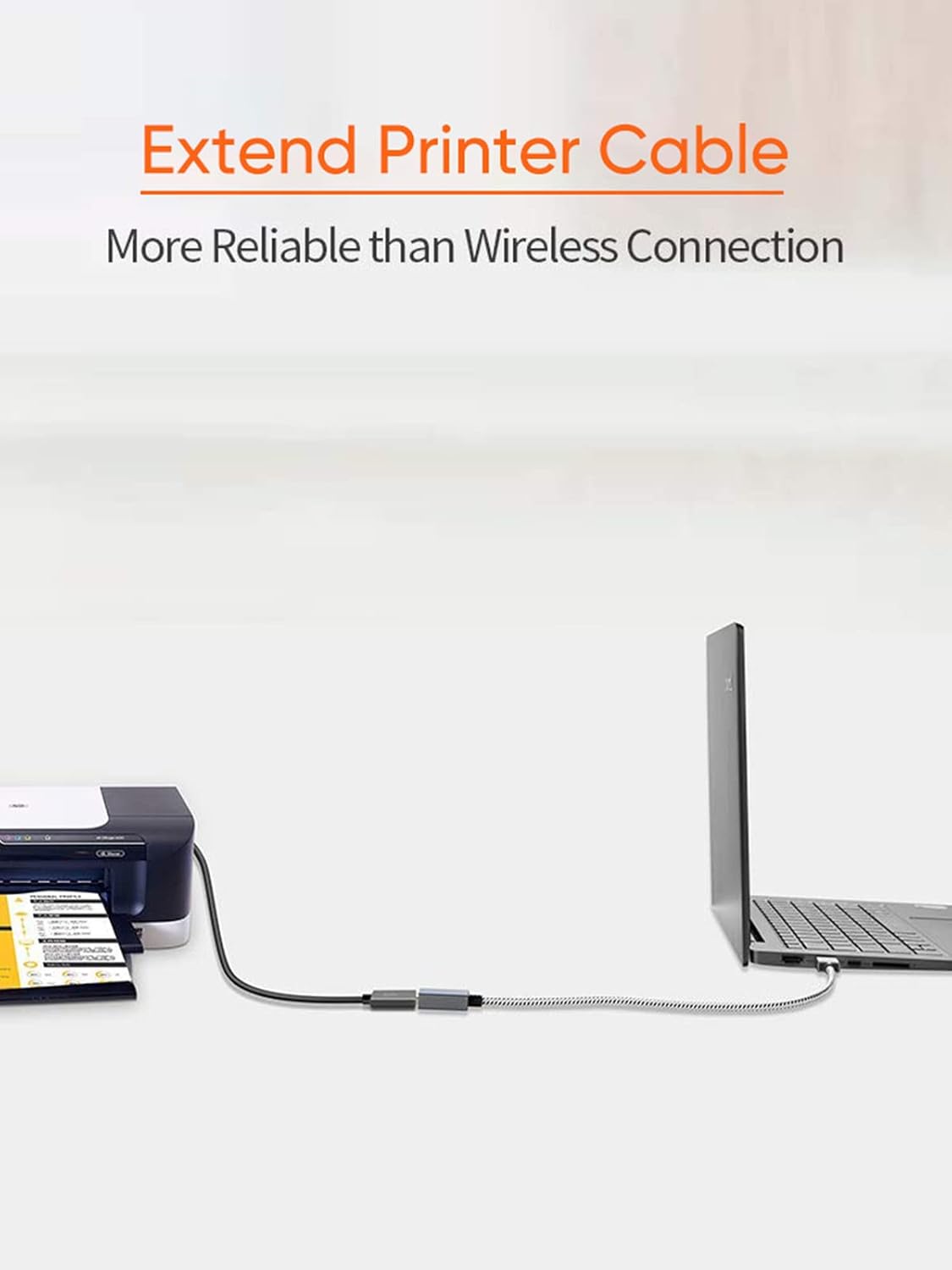 CableCreation [2-Pack] Short USB 3.0 Extension Cable 1FT, USB 3.0 A Male to Female Extender for VR, PlayStation, Xbox, Keyboard, Printer, Scanner, Space Gray 0.3m