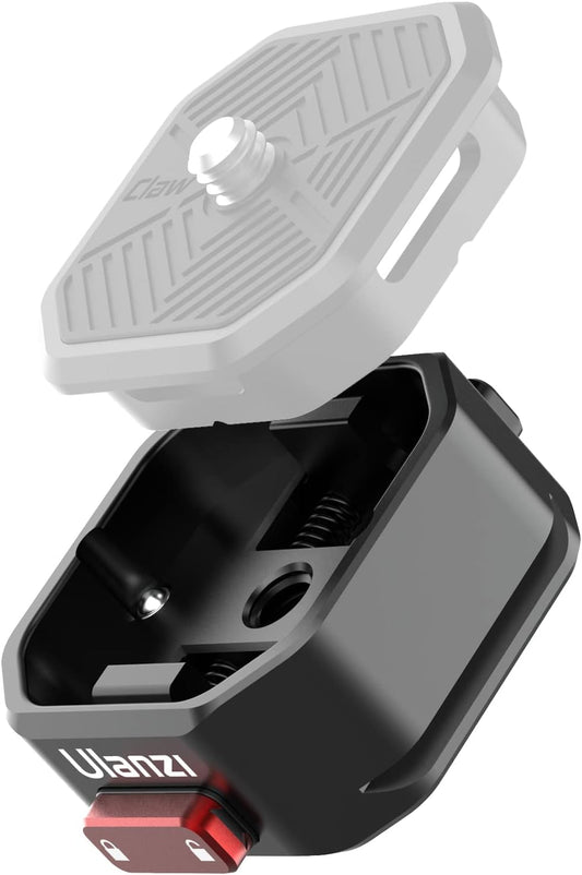 Claw Camera Quick Release Base Mount Plate Compatible with Sony Canon Nikon DSLR/SLR/Zhiyun/Feiyu/DJI/Moza Stabilizer, Tripod Slider Base Mount Plate