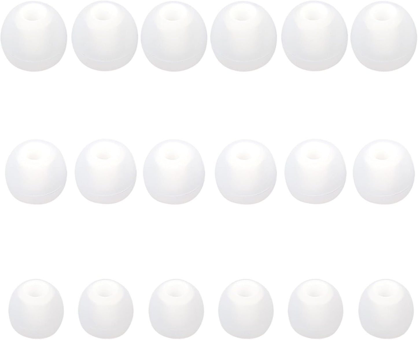 Earbud Replacement Tips Silicone Earbud Tips Ear Tips Fit for in-Ear Headphones (Inner Hole 3.8mm -5.1mm) Earbud Rubber Tips Earbud Covers 9 Pairs