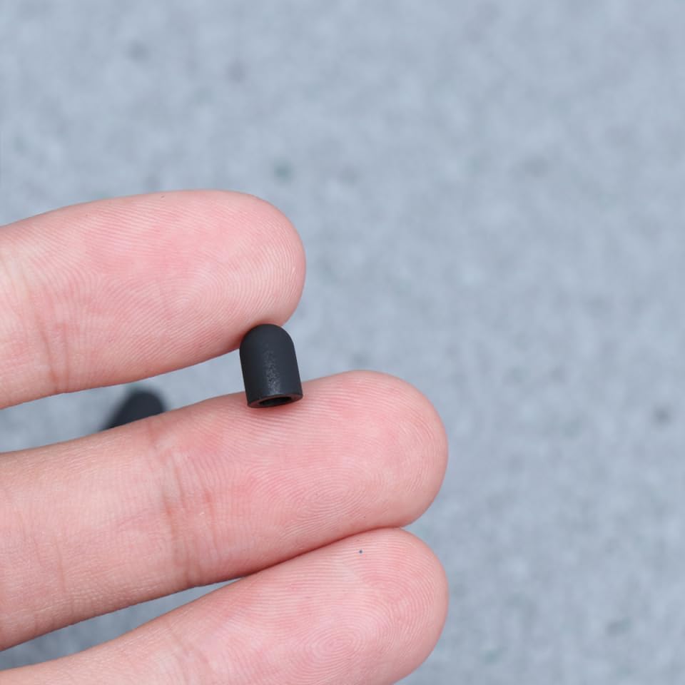 60 Pcs Rubber Tips for Stylus Pens:0.5x0.5x0.5cm Replacement Nibs for Touch Screen Pen Tips Replacement Capacitance High Sensitivity and Precision, No Scratches, Universal Stylus Ends for Touch Scree