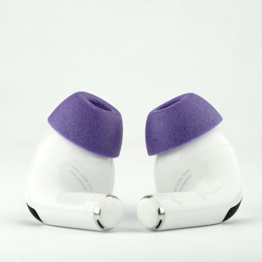 Comply TrueGrip MAX | Premium Memory Foam Replacement Earbud Tips for Apple AirPods Pro 1 & 2 | Long Lasting Comfort, MAX Durability, Secure Fit, Superior Noise Isolation| Purple (Small) (1 Pair)