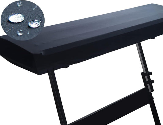 Piano Dust Cover 61-88 Keys Weighted Keyboard Small Keyboard Piano Covers Waterproof Locking Clasp Keep It From Dust and Dirt (61-76 KEYS)