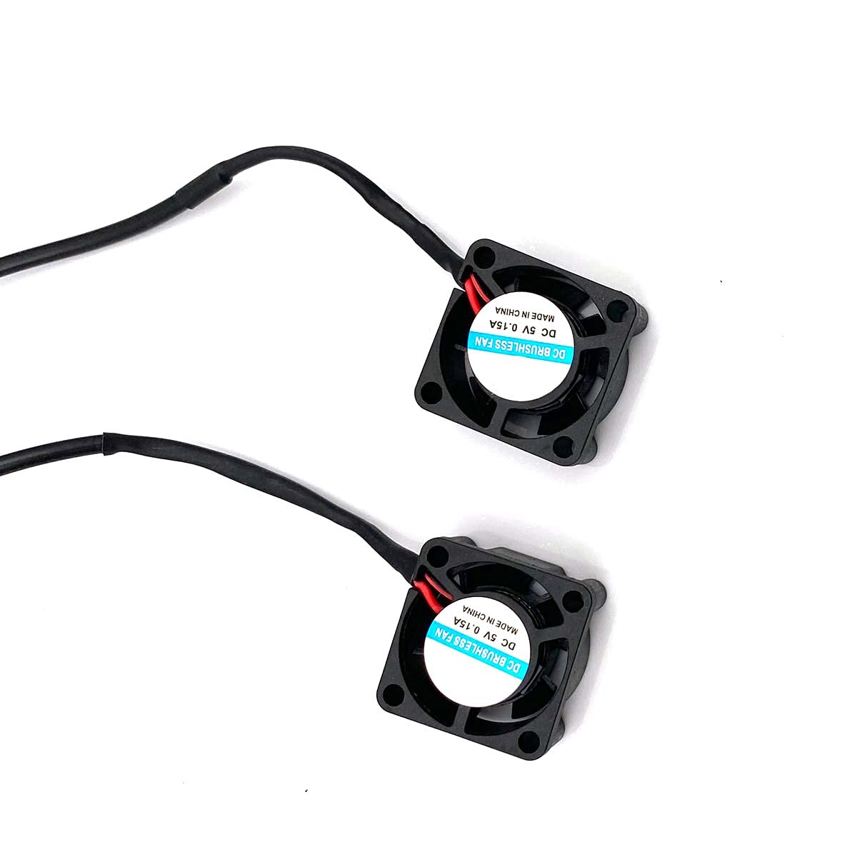FainWan 2pcs USB 5V DC Fan 2510 Small 2 pin Cooling Cooler Computer 25mm X 10mm (25x25x10)