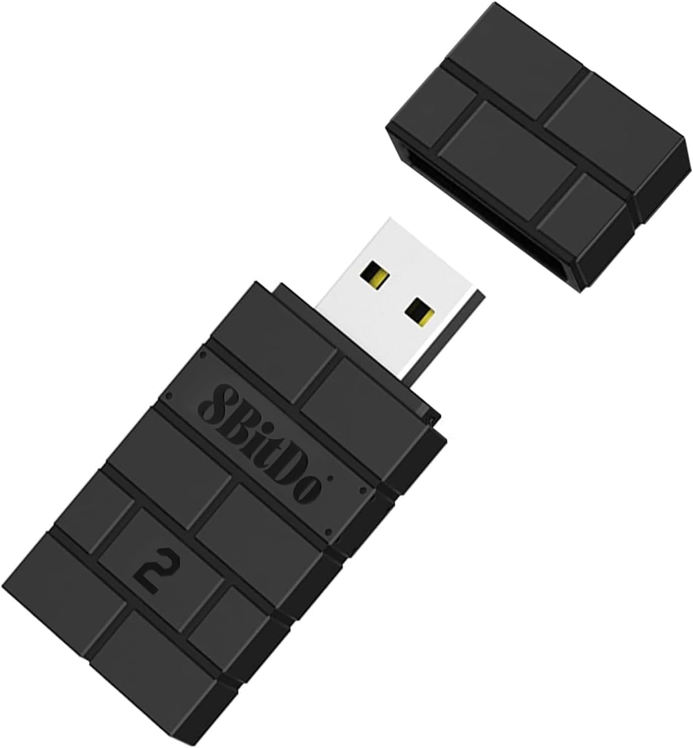 8Bitdo Adapter Switch Controller Adapter 2 USB Wireless for Switch/Switch 2, Windows, Mac & Raspberry Pi, Compatible with Xbox Series X & S Xbox One Bluetooth Controller, PS5/PS4/PS3 Controller