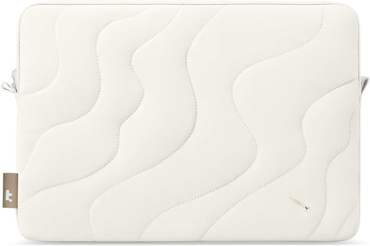 tomtoc 360 Protective Puffy Laptop Sleeve for 13-inch MacBook Air M4(2025)/M3/M2/M1 A3240 A3113, MacBook Pro M2/M1, iPad Air (M3/M2)/Pro M4, Quilted Soft Puffer Bag for 13-inch Surface Pro Copilot+PC
