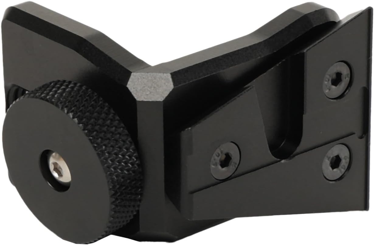 1/4 to V-Lock Vertical Mounting Bracket, L-Shaped Adapter for Teradek Vaxis Wireless Transmitter ARRI Sony RED Camera Monitor Focus Motor