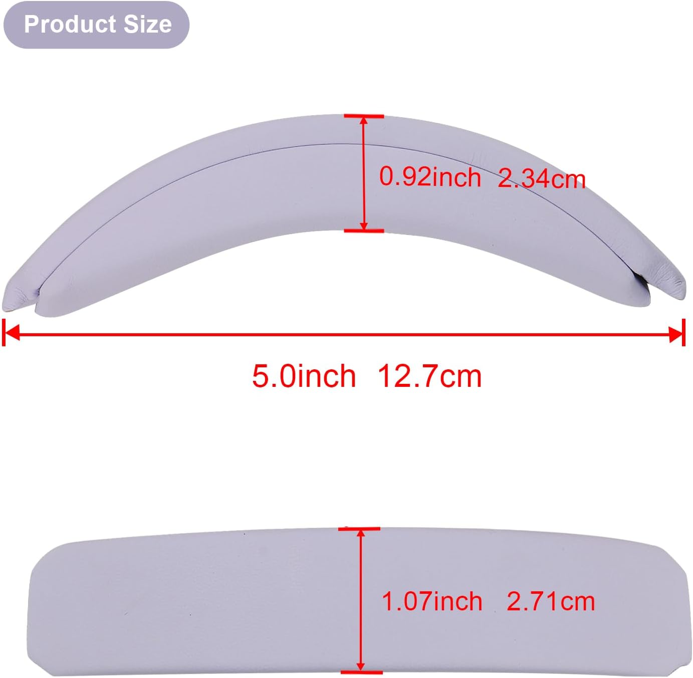 Headband Cushion Pad for Bose QuietComfort 45 QC45 QC35 Headset Head Cushion Cover Repair Part (Purple)