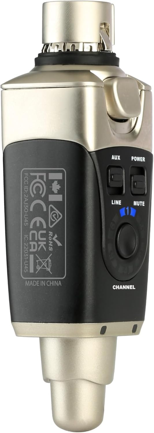 Xvive U45 Wireless in Ear Monitor System Transmitter, 5.8ghz IEM System (Transmitter Only