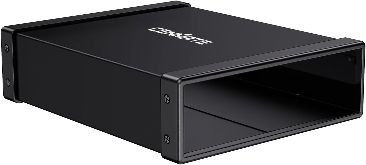 5.25" Blu-Ray/CD/DVD SATA Drive enclosure with USB A/C 3.0, 5.25 drive enclosure, Optical Drive Enclosure, Aluminum Alloy, Hot swappable(Optical Drive not included)