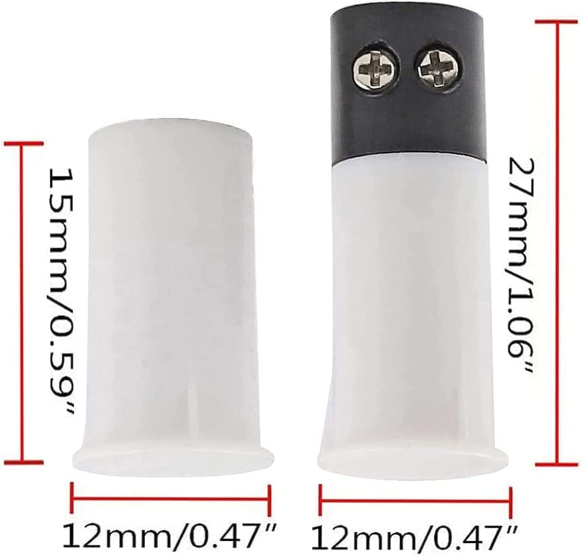 2 Sets MC-33C Normally Closed Recessed Window Door Contact Sensor Alarm Magnetic Reed Switch