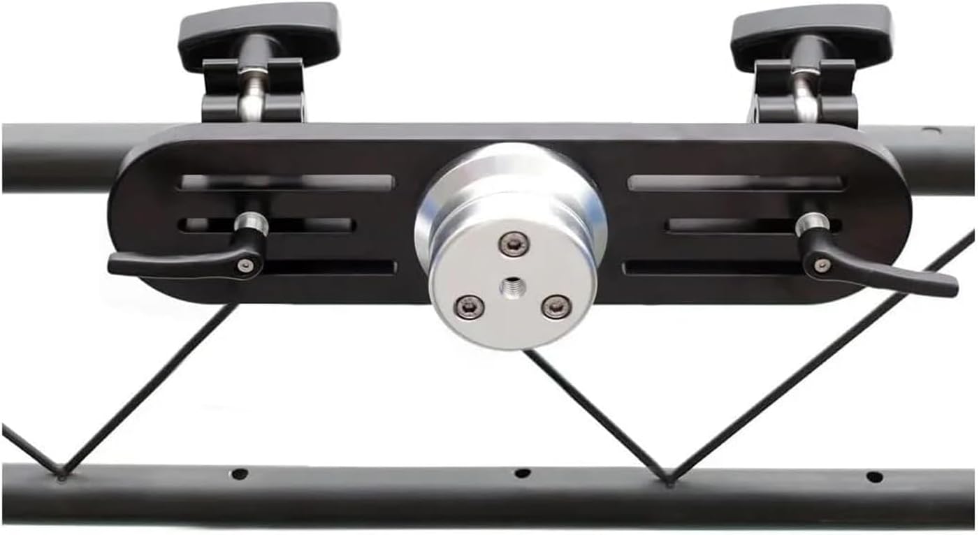 PROAIM Truss/Scaffold Connection Plates – Mitchell Mount. Rigging Adapters for Overhead Shots. for Wall Spreader Rod/Poles/Grids. 360° Swivel Clamps, Robust & Secure - 50kg Payload