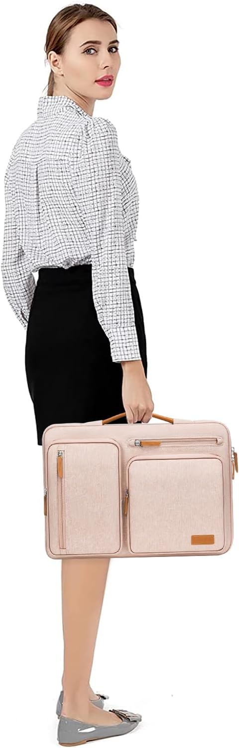 MOSISO 360 Protective Laptop Case 15 inch, 15 inch Laptop Sleeve Compatible with MacBook Air M4 M3 M2 2025 2024 2023, Dell XPS Plus, Side Open Carrying Case with 4 Zipper Pockets&Handle, Khaki