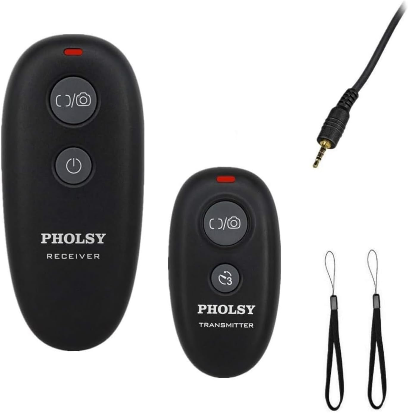 PHOLSY Wireless Shutter Camera Remote Release Control for Panasonic S5, S1H, S1R, S1M, S1, G95, G91, G90, G9, FZ1000 II, G80, G81, G85, GH5, GH6, G95, G7, GH7, GX8, G6, G5