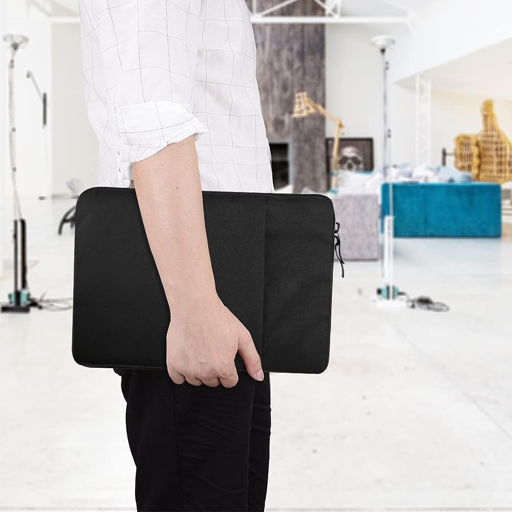 UPERFECT 16.1-inch Polyester Laptop Sleeve Protective Case Vertical Style with Pocket Zipper for 16.1-inch Monitor