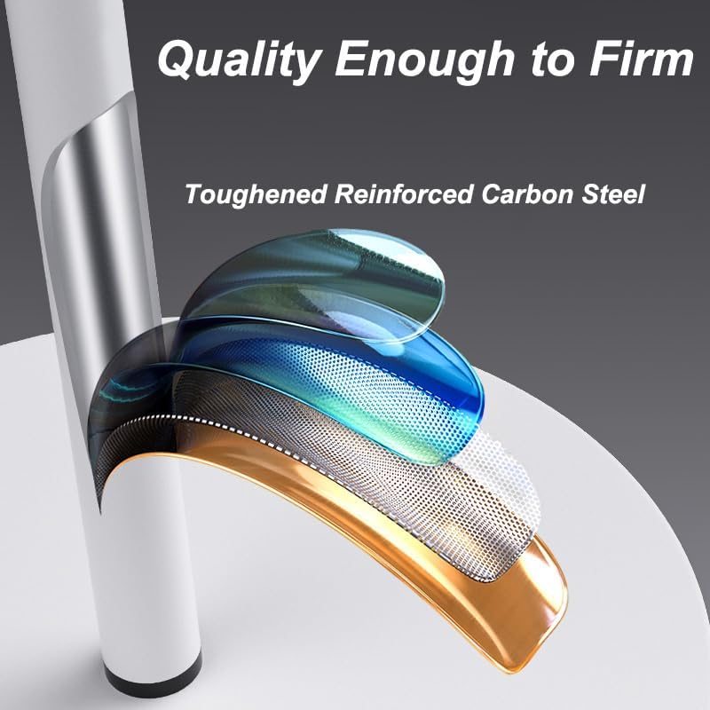 Mobile Standing Desk Height Adjustable Floor Laptop Stand, Computer Cart Workstation, Projector Stand, Teacher Podium for Home, Office, Classroom