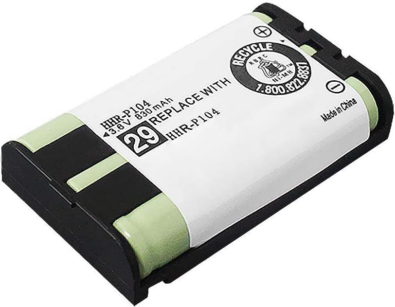 HHR-P104 NI-MH Rechargeable Battery for Panasonic 3.6V 830mAh AAA Battery for Cordless Phones