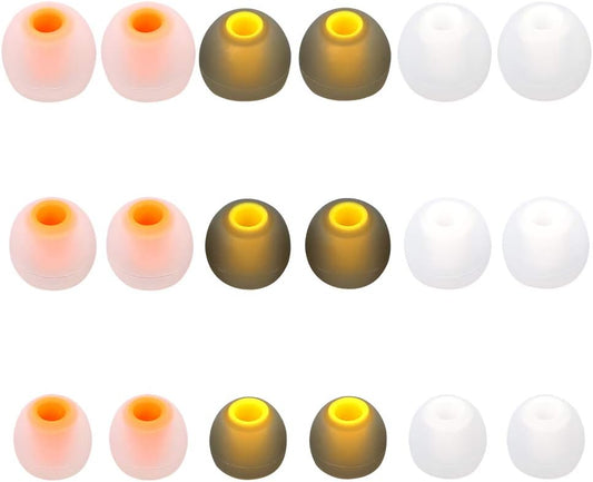Earbud Replacement Tips - 9 Pairs SML Eargels for Earbuds