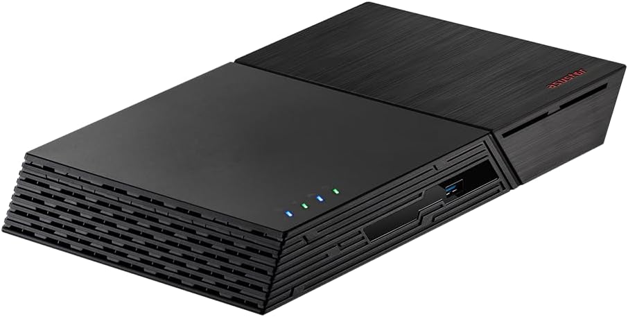 Asustor Flashstor 12 Pro Gen 2 FS6812X 12 Bay All-SDD NAS Storage, Quad-Core 2.3GHz CPU, Dual USB 4 Ports, Dual 10GbE Port, 16GB ECC RAM DDR5,Network Attached Storage with 12 x 4TB NVMe SSD