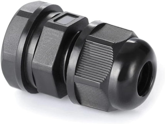 PENGLIN Cable Glands 1/4" NPT Nylon Cable Connector, Strain Relief Cord Connector, IP68 Waterproof Adjustable Locknut (1/4 Inch (10-Pack))