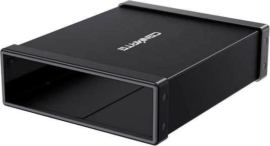 5.25" Blu-Ray/CD/DVD SATA Drive Enclosure with USB A/C 3.0, 5.25 Drive Enclosure, Optical Drive Enclosure with 3 USB-A Ports, Aluminum Alloy, Hot swappable(Optical Drive not Included)