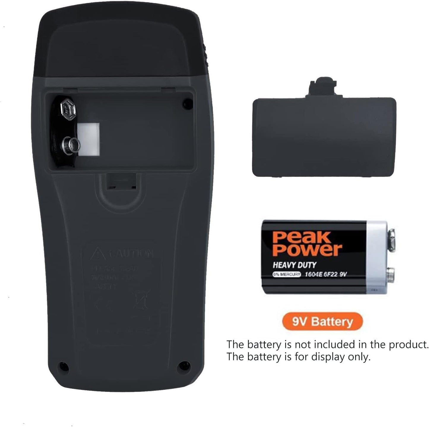 Digital Wood Moisture Meter Wood Humidity Tester Hygrometer Timber Damp Detector Large LCD Display (Grey)